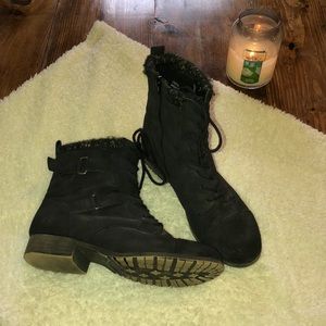 Black Combat Boots